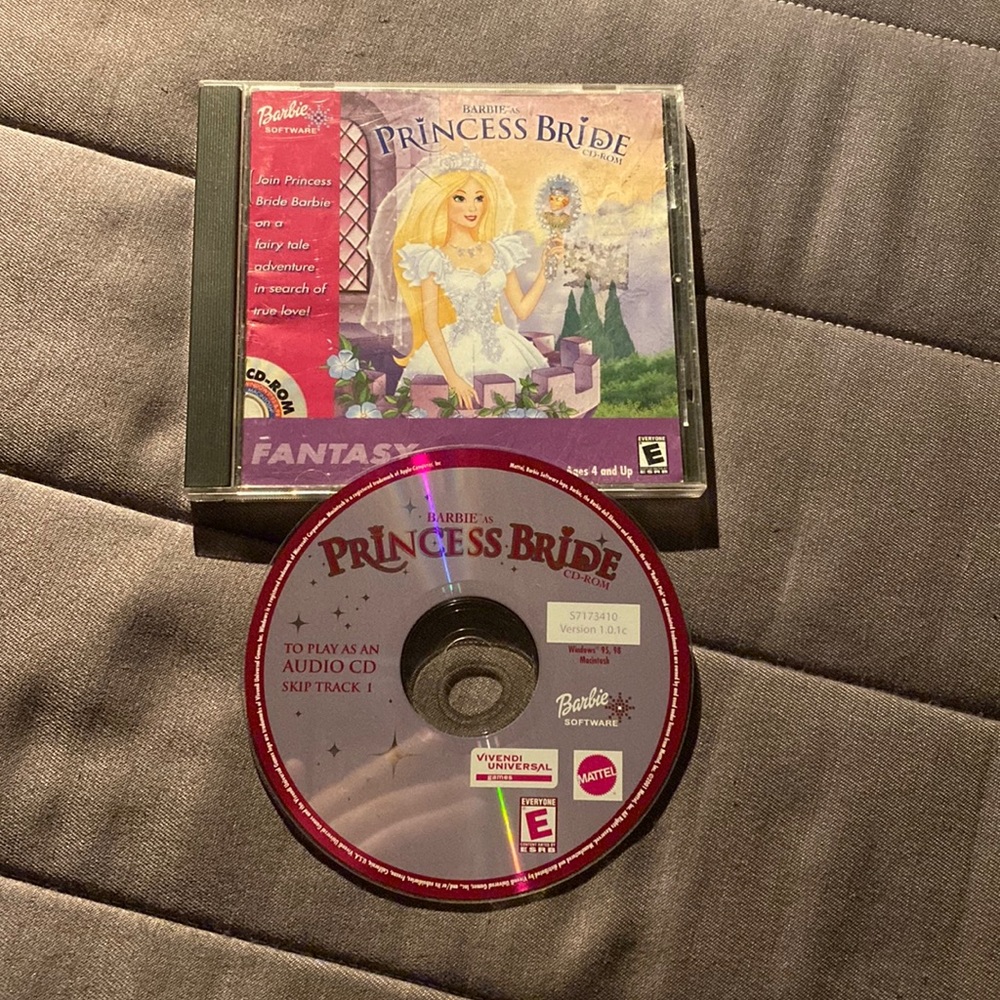 Barbie Princess Bride PC Video Game